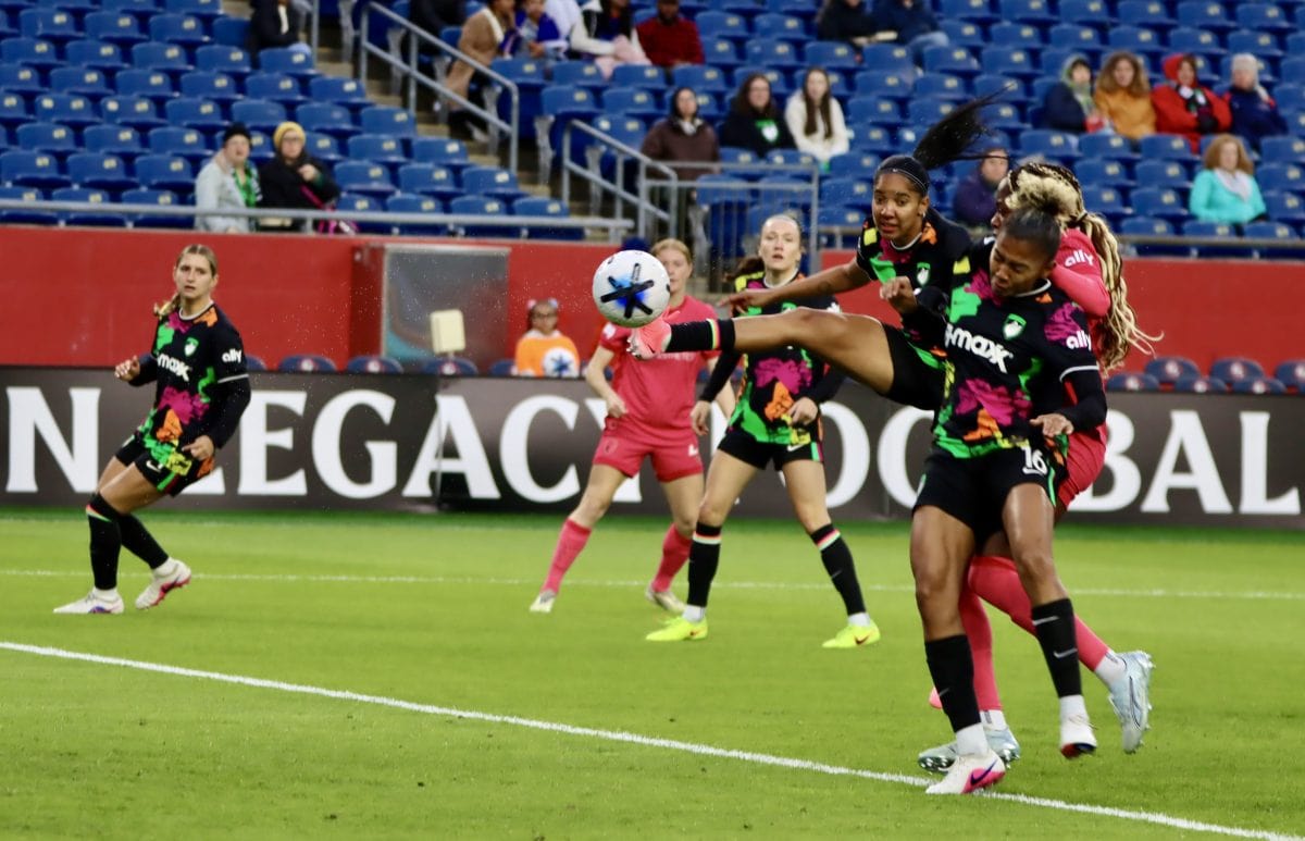 Boston Legacy FC VS North Carolina Courage at Gillette Stadium in Foxborough, Massachusetts on April 29, 2026.