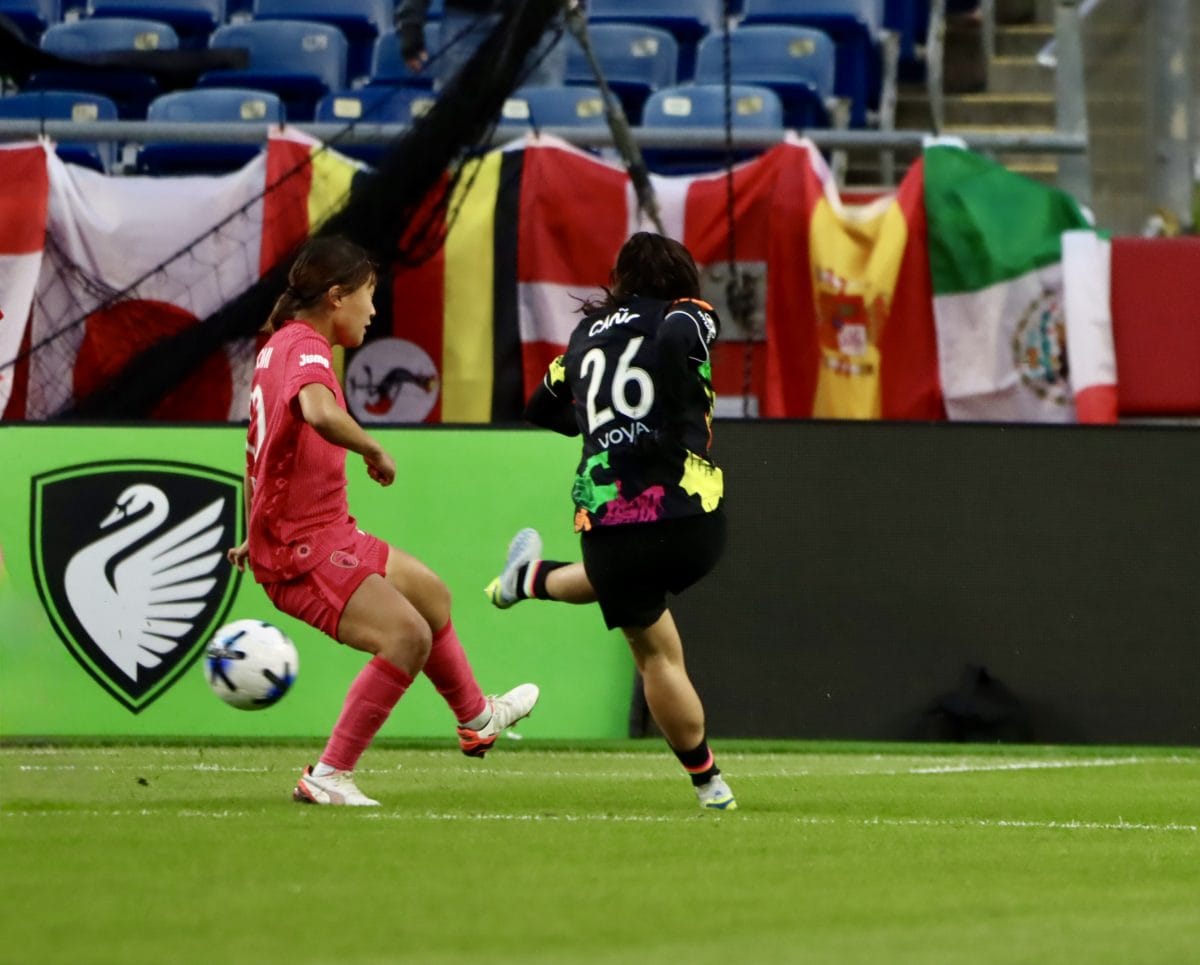 Boston Legacy FC VS North Carolina Courage at Gillette Stadium in Foxborough, Massachusetts on April 29, 2026.