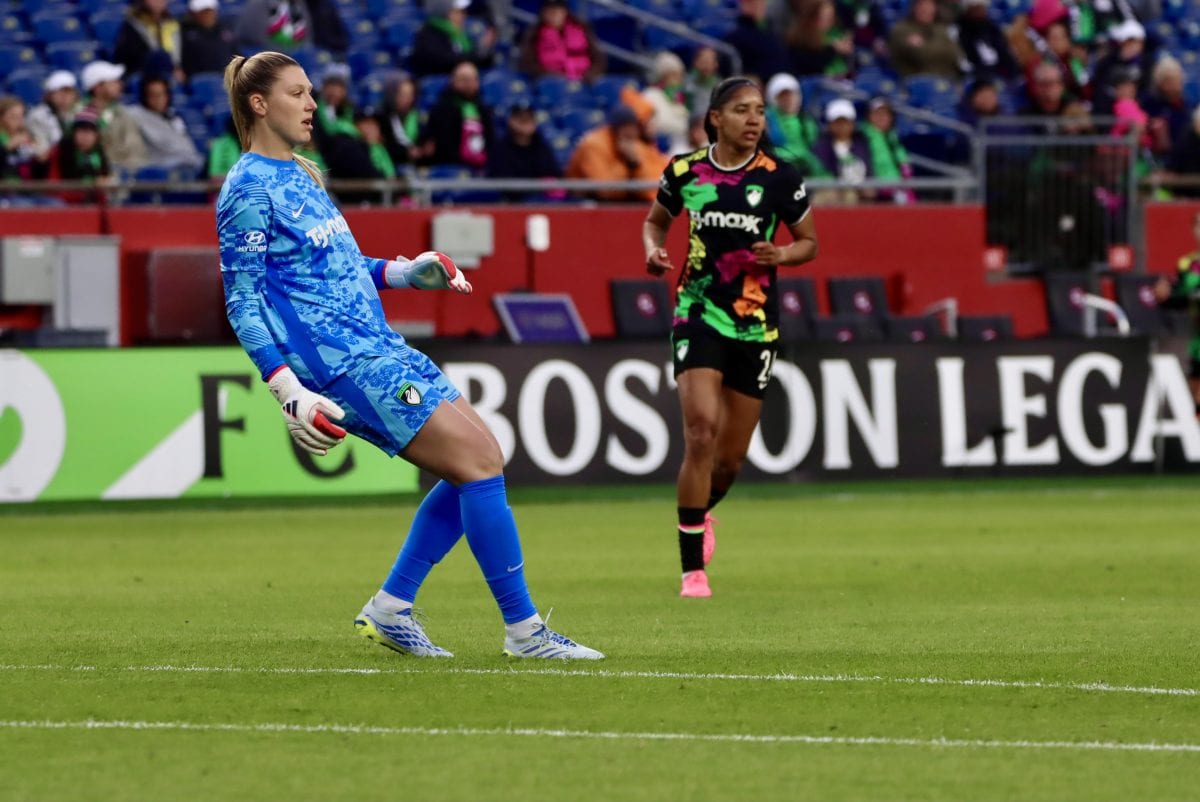 Boston Legacy FC VS North Carolina Courage at Gillette Stadium in Foxborough, Massachusetts on April 29, 2026.