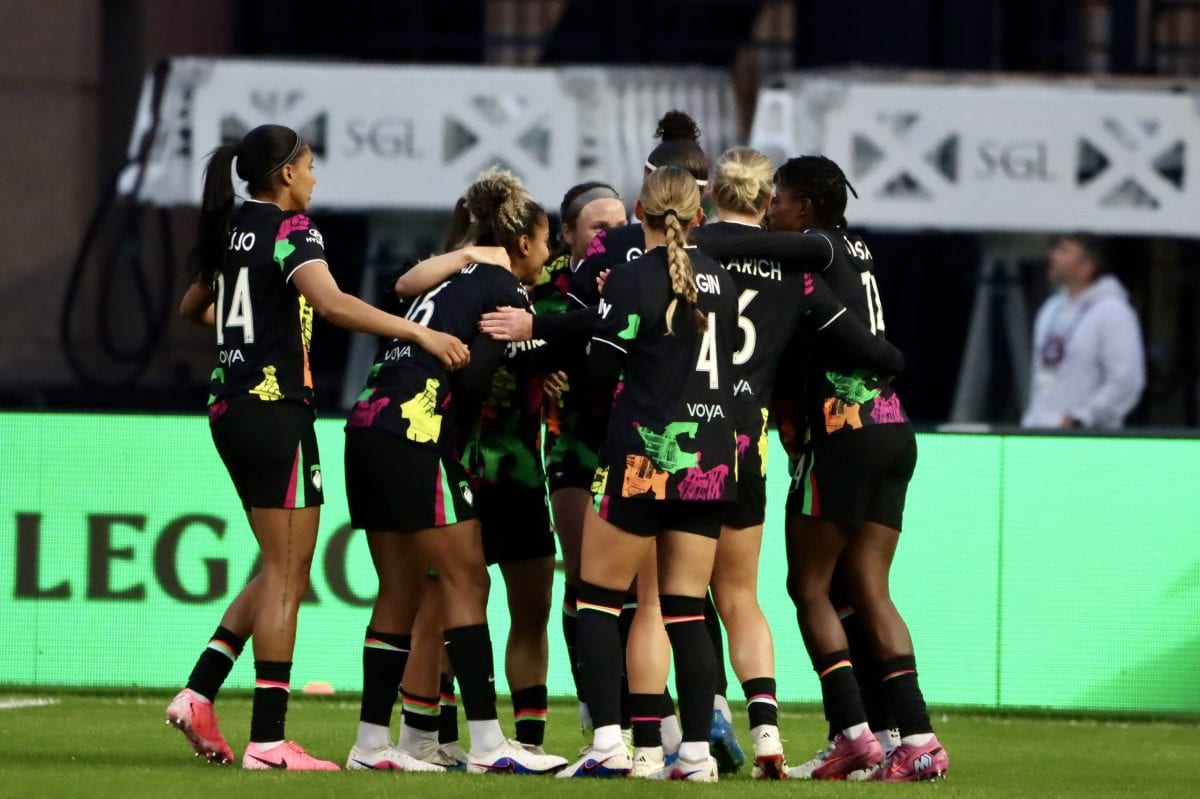 Boston Legacy FC VS North Carolina Courage at Gillette Stadium in Foxborough, Massachusetts on April 29, 2026.