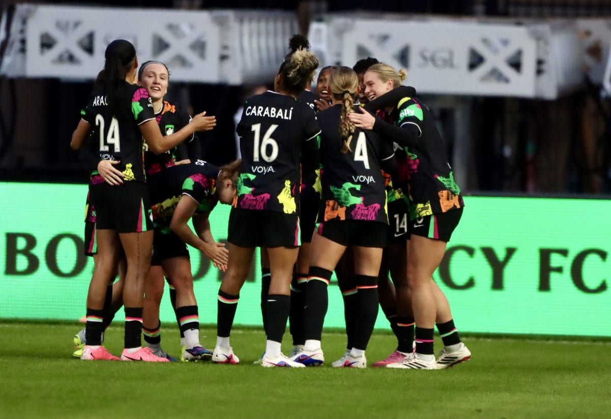 Boston Legacy FC VS North Carolina Courage at Gillette Stadium in Foxborough, Massachusetts on April 29, 2026.