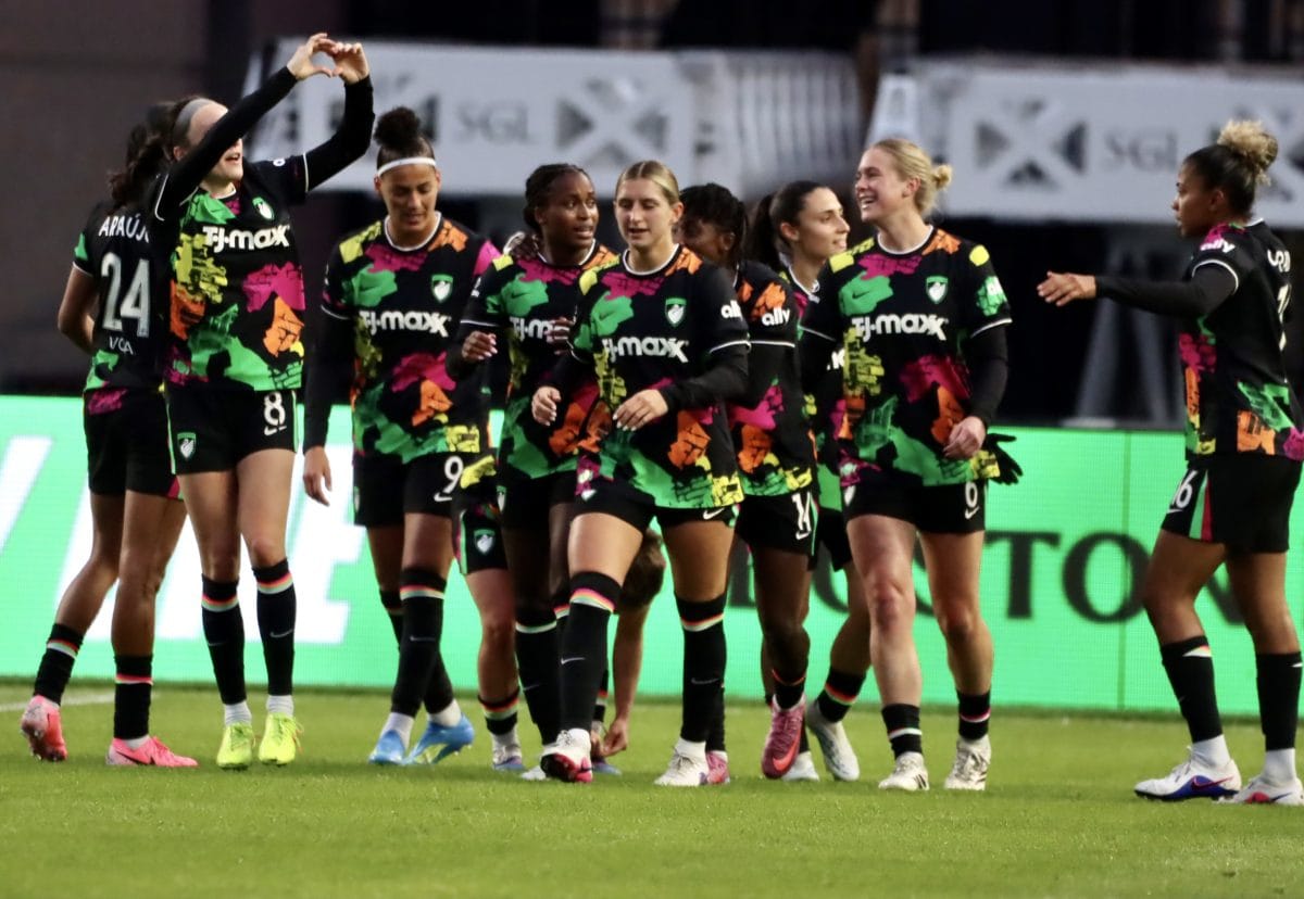 Boston Legacy FC VS North Carolina Courage at Gillette Stadium in Foxborough, Massachusetts on April 29, 2026.