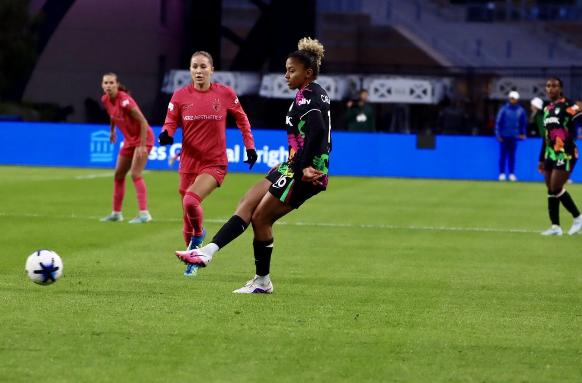 Boston Legacy FC VS North Carolina Courage at Gillette Stadium in Foxborough, Massachusetts on April 29, 2026.