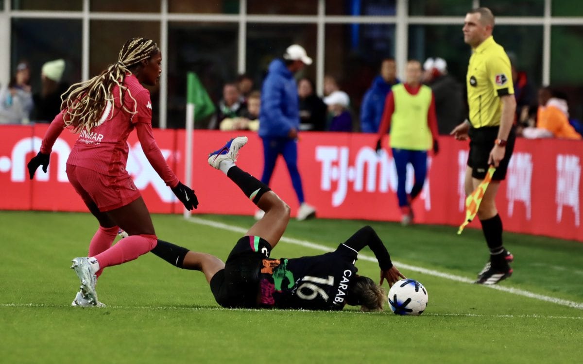 Boston Legacy FC VS North Carolina Courage at Gillette Stadium in Foxborough, Massachusetts on April 29, 2026.