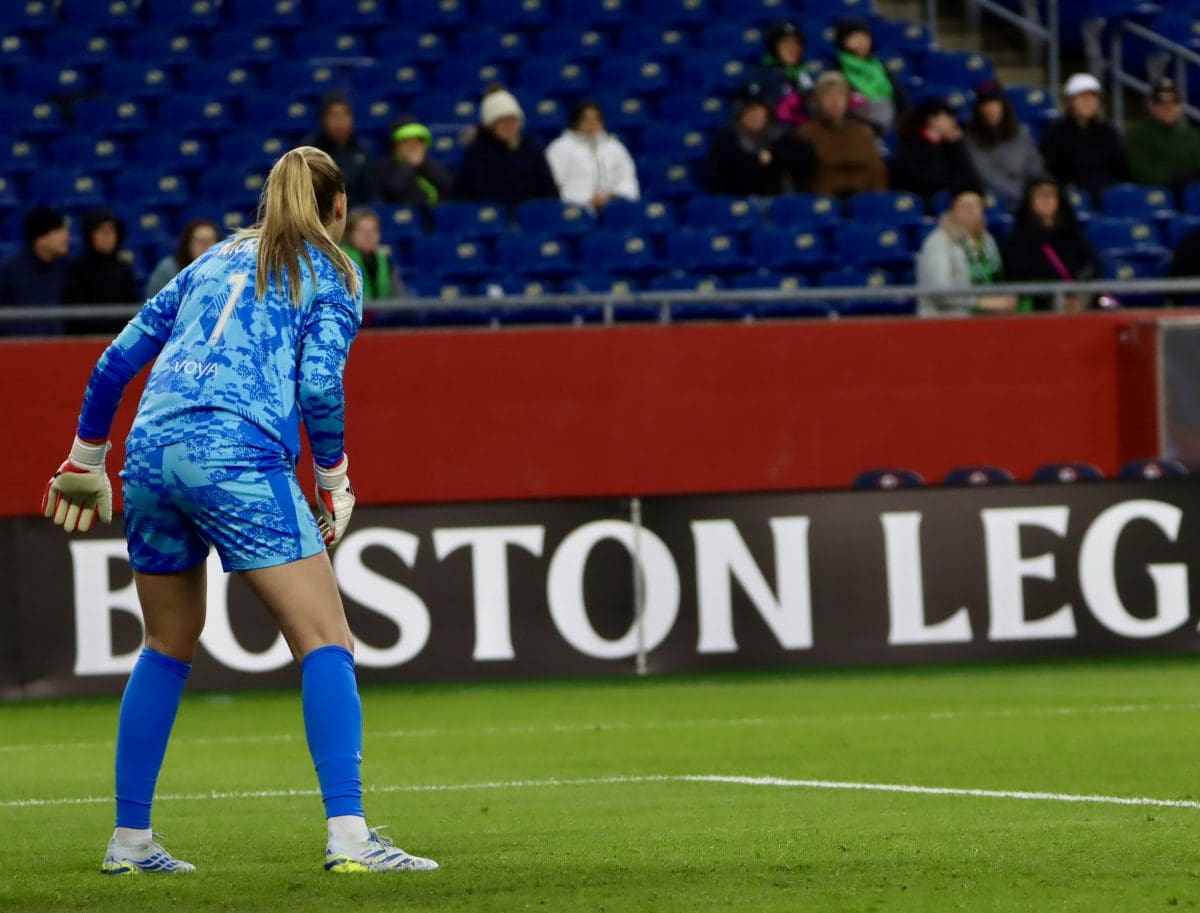 Boston Legacy FC VS North Carolina Courage at Gillette Stadium in Foxborough, Massachusetts on April 29, 2026.