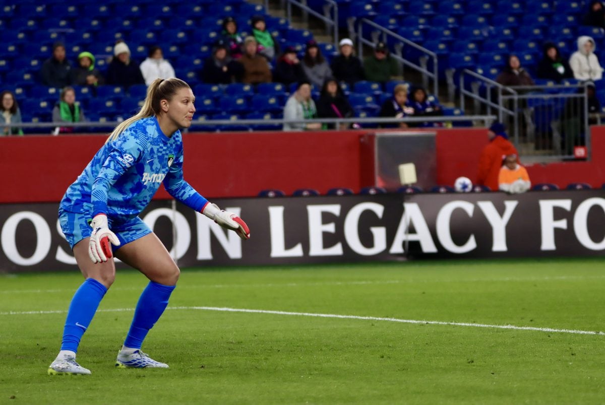 Boston Legacy FC VS North Carolina Courage at Gillette Stadium in Foxborough, Massachusetts on April 29, 2026.