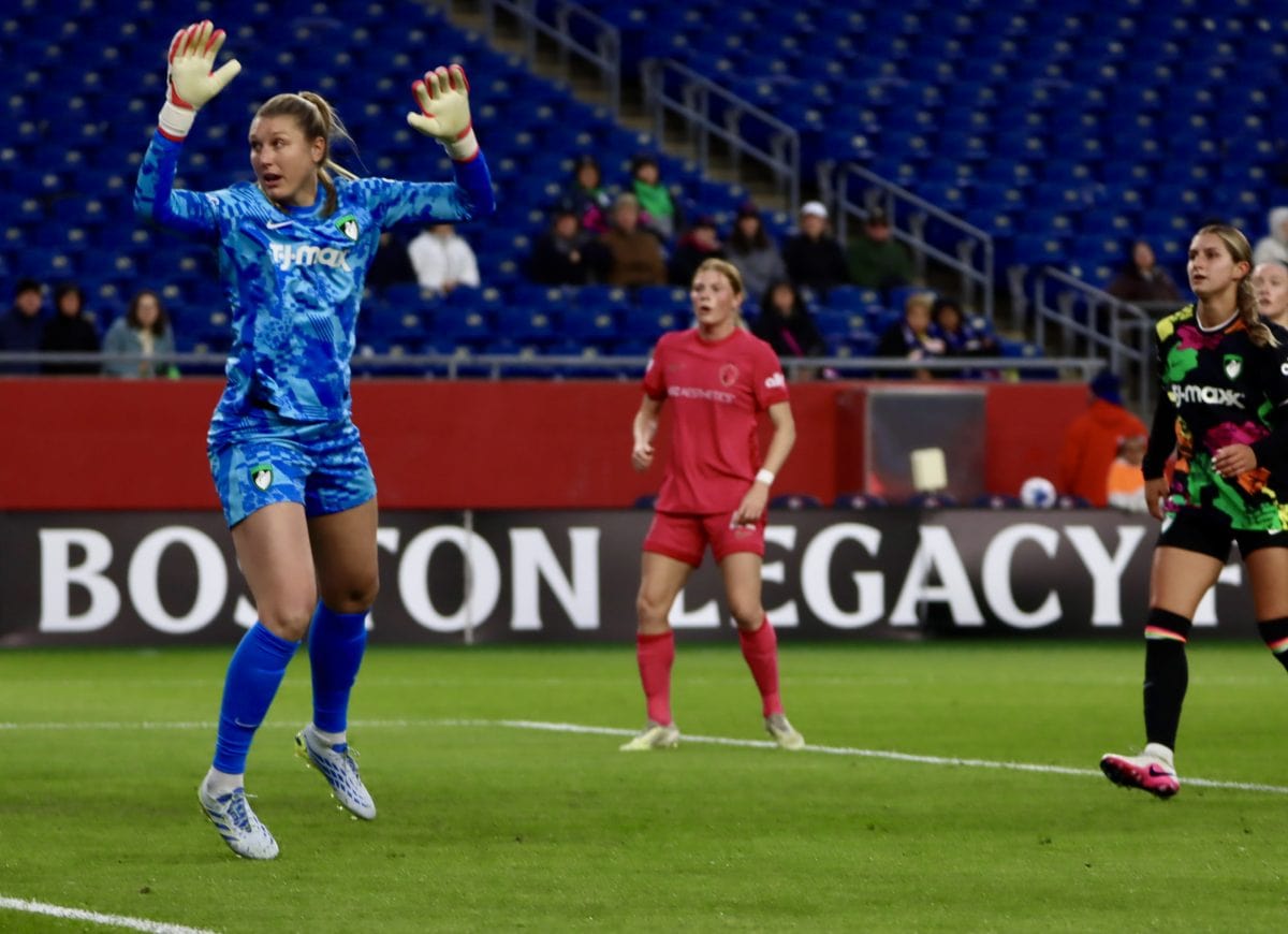 Boston Legacy FC VS North Carolina Courage at Gillette Stadium in Foxborough, Massachusetts on April 29, 2026.