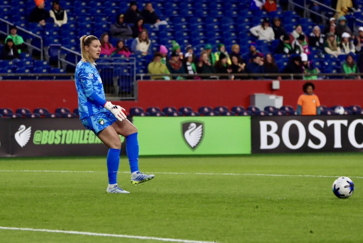 Boston Legacy FC VS North Carolina Courage at Gillette Stadium in Foxborough, Massachusetts on April 29, 2026.