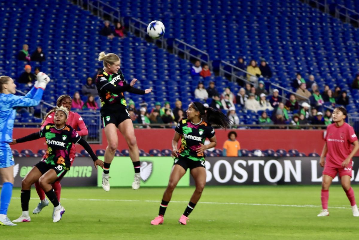 Boston Legacy FC VS North Carolina Courage at Gillette Stadium in Foxborough, Massachusetts on April 29, 2026.