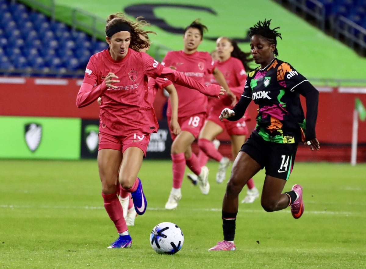 Boston Legacy FC VS North Carolina Courage at Gillette Stadium in Foxborough, Massachusetts on April 29, 2026.