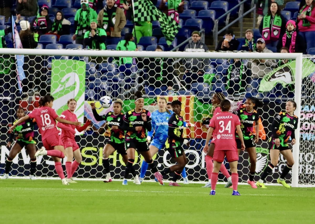 Boston Legacy FC VS North Carolina Courage at Gillette Stadium in Foxborough, Massachusetts on April 29, 2026.