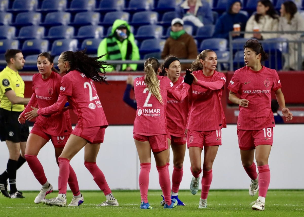 Boston Legacy FC VS North Carolina Courage at Gillette Stadium in Foxborough, Massachusetts on April 29, 2026.