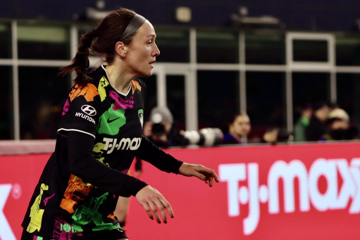 Boston Legacy FC VS North Carolina Courage at Gillette Stadium in Foxborough, Massachusetts on April 29, 2026.