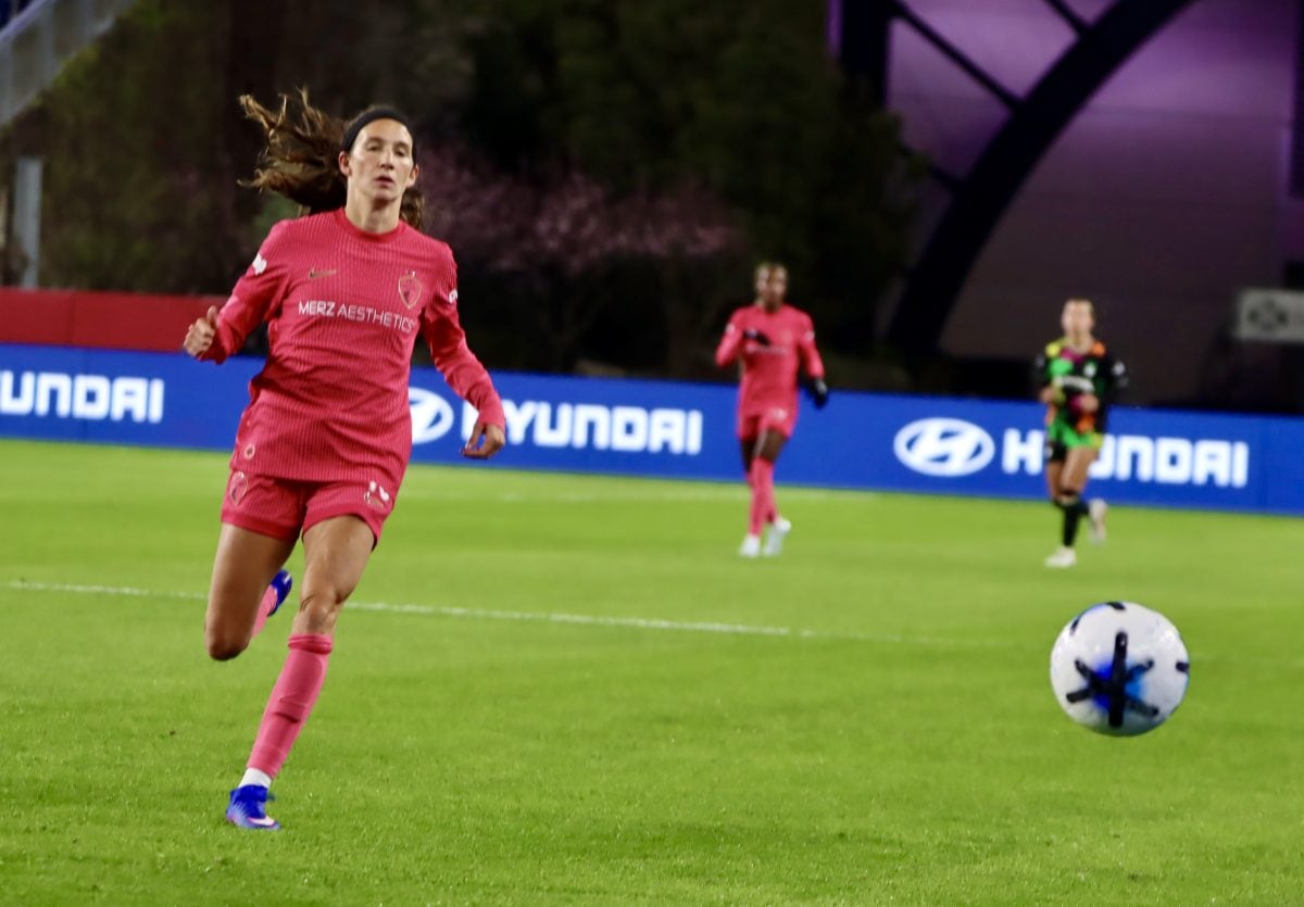 Boston Legacy FC VS North Carolina Courage at Gillette Stadium in Foxborough, Massachusetts on April 29, 2026.