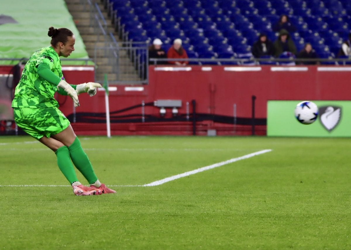 Boston Legacy FC VS North Carolina Courage at Gillette Stadium in Foxborough, Massachusetts on April 29, 2026.