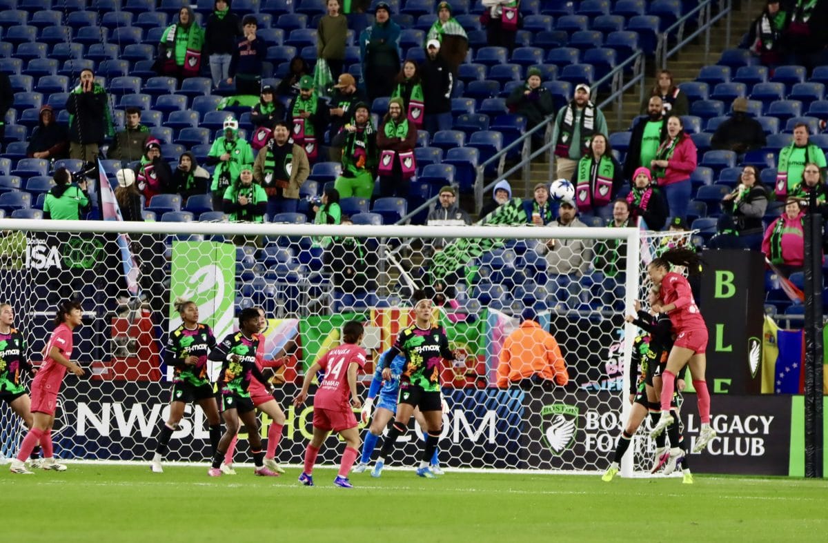 Boston Legacy FC VS North Carolina Courage at Gillette Stadium in Foxborough, Massachusetts on April 29, 2026.