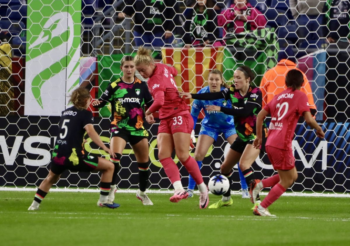 Boston Legacy FC VS North Carolina Courage at Gillette Stadium in Foxborough, Massachusetts on April 29, 2026.