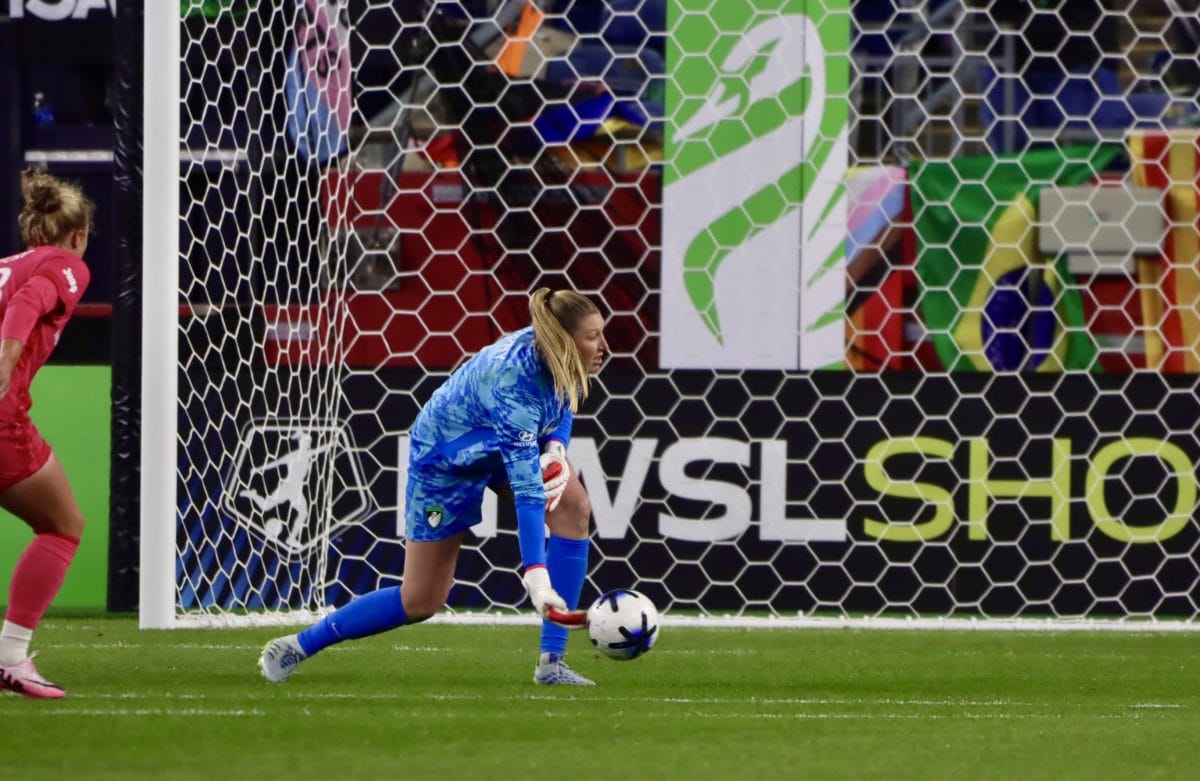 Boston Legacy FC VS North Carolina Courage at Gillette Stadium in Foxborough, Massachusetts on April 29, 2026.