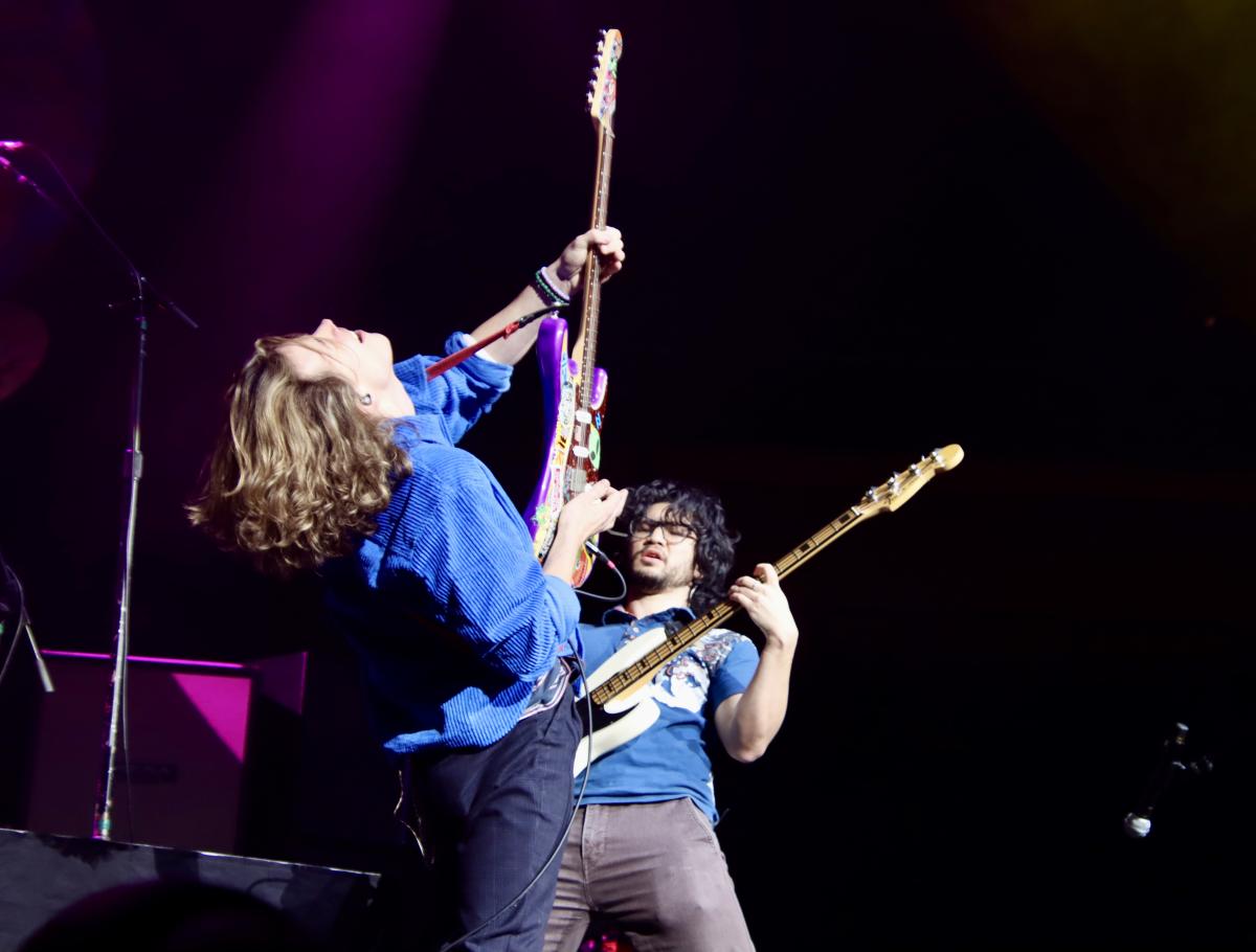 Sitting on Stacy at Mohegan Sun Arena on 2/15/2024