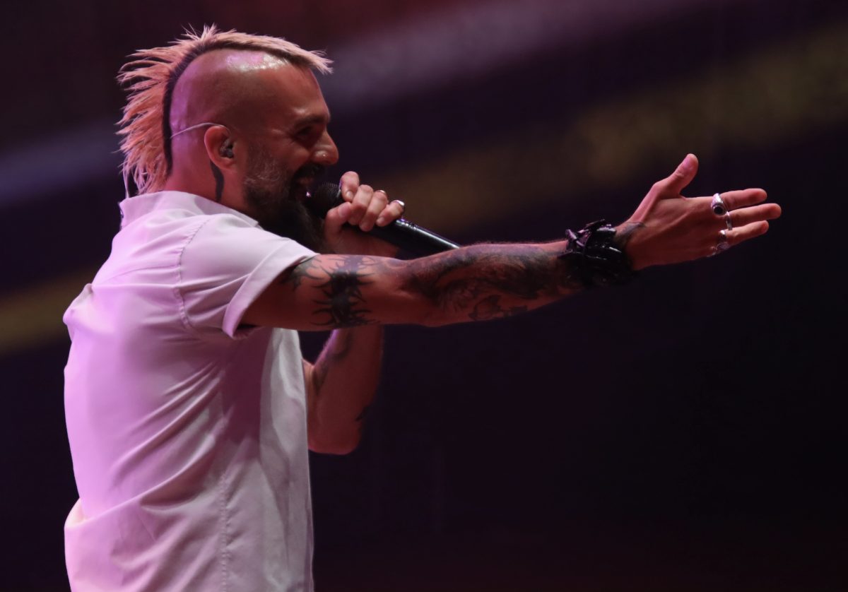 Killswitch Engage at The Summer of Loud Festival at the Xfinity Center in Mansfield, MA on 7/22/2025.