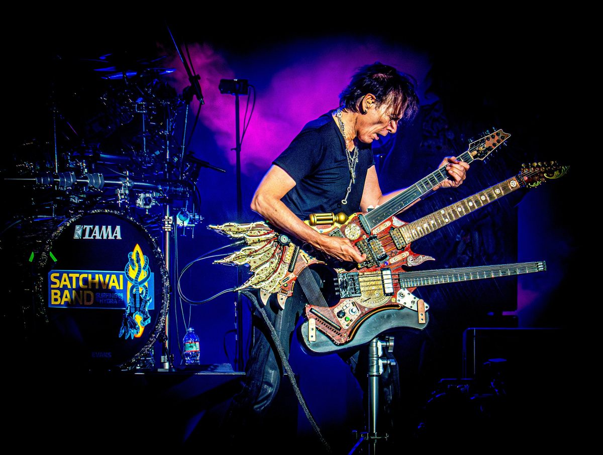 SatchVai Band came to Boston's Leader Bank Pavilion on May 20, 2026. Photos by Max Cross Photography. 