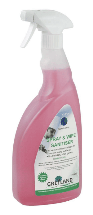 WASH26 pink spray & wipe