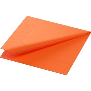 Tissue Napkin 24 x 24 cm Sun Orange 3-ply