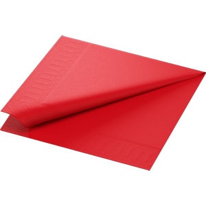 Tissue Napkin 40 x 40 cm Red