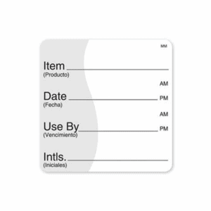 USE BY DATE LABELS
