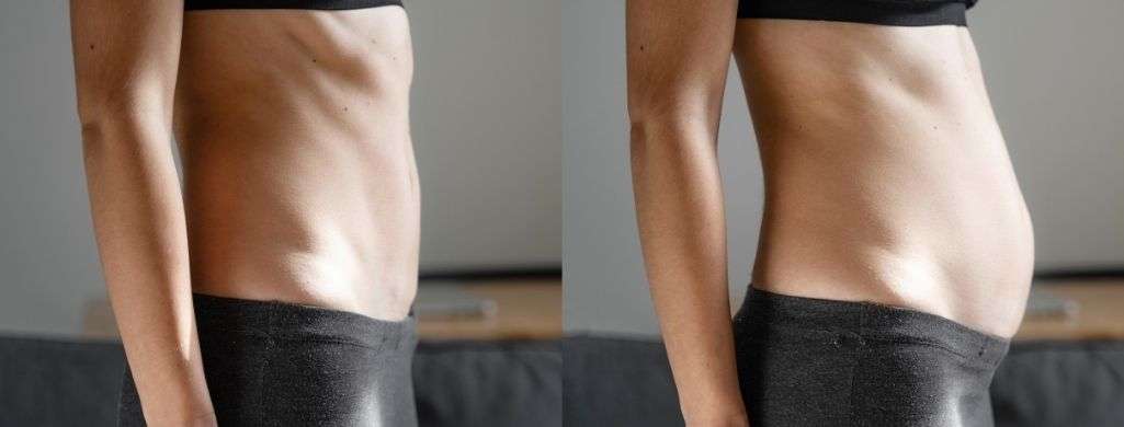Flat stomachs online usually have more to do with how pictures are taken and less to do with how people actually look