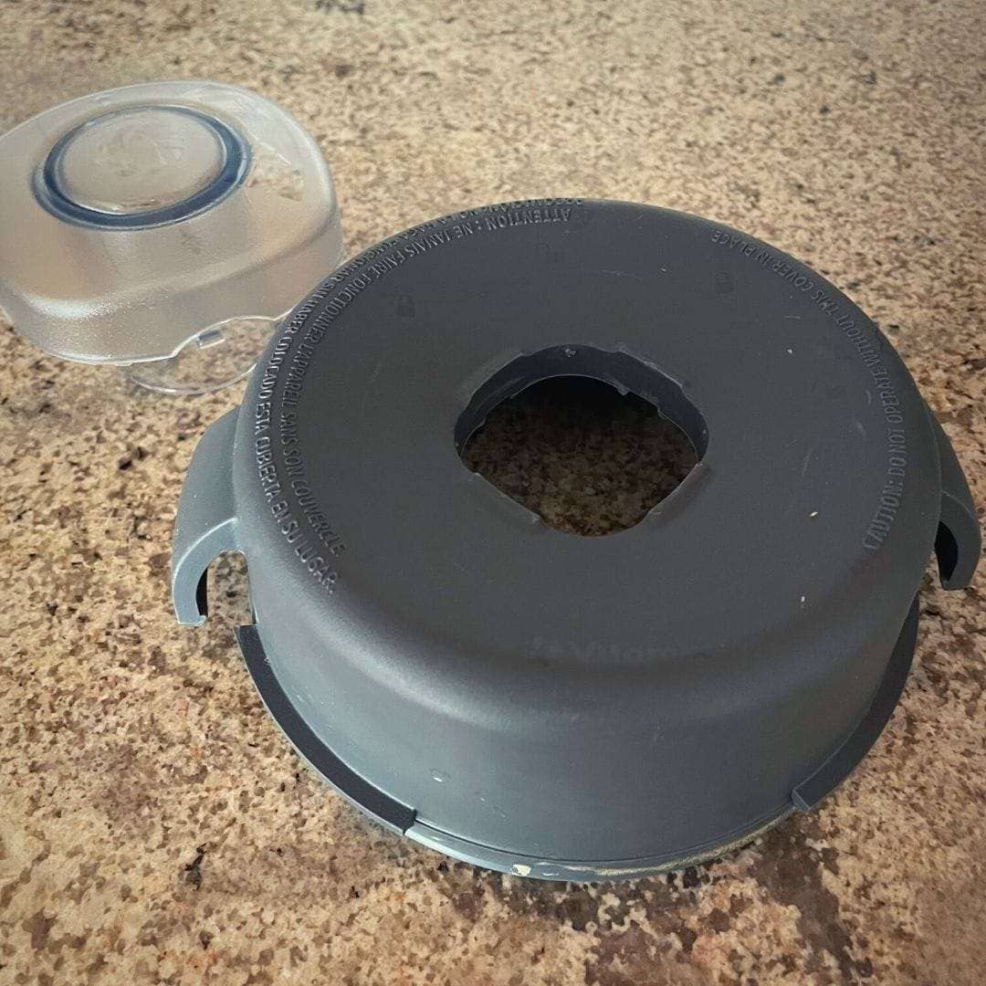 The plug removes so you can add ingredients mid-blend, or to use your tamper