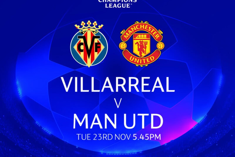 23.11 champions league villarreal man utd