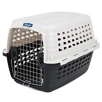 Petmate Compass Plastic Pets Kennel on white bg