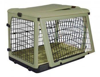 Pet gear other door steel crate on white bg