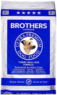 Pouch of Brothers complete turkey meal on white bg