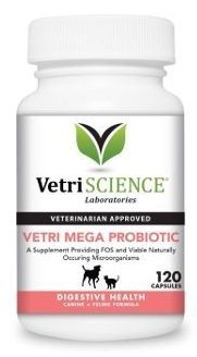 vetriscience vetri mega probiotics isolated on white background