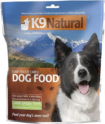 K9 Natural Lamb Green Tripe Raw Grain