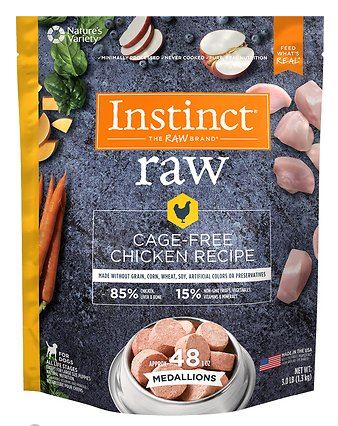 Instinct by Nature's Variety Frozen Raw Medallions Grain-Free Cage-Free Chicken