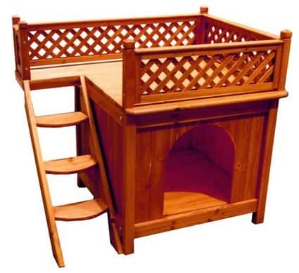 Merry Products Room with a View Wood Dog House
