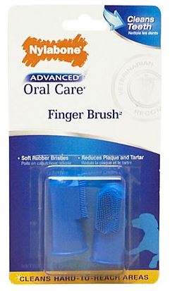 Nylabone Advanced Oral Care Dog Finger Brush