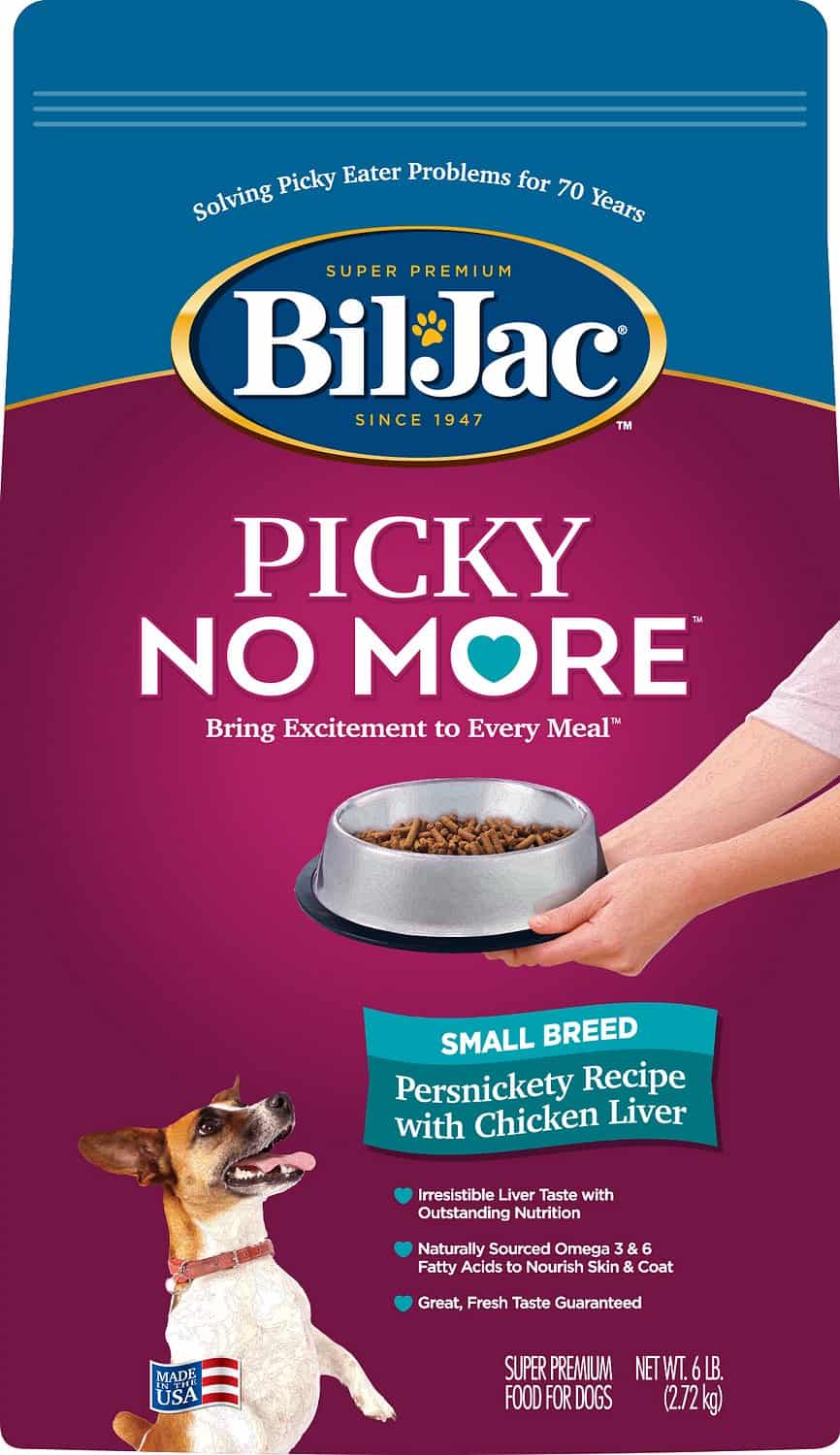 Bil-Jac Picky No More Small Breed Chicken Liver Recipe Dry Dog Food, 6-lb bag