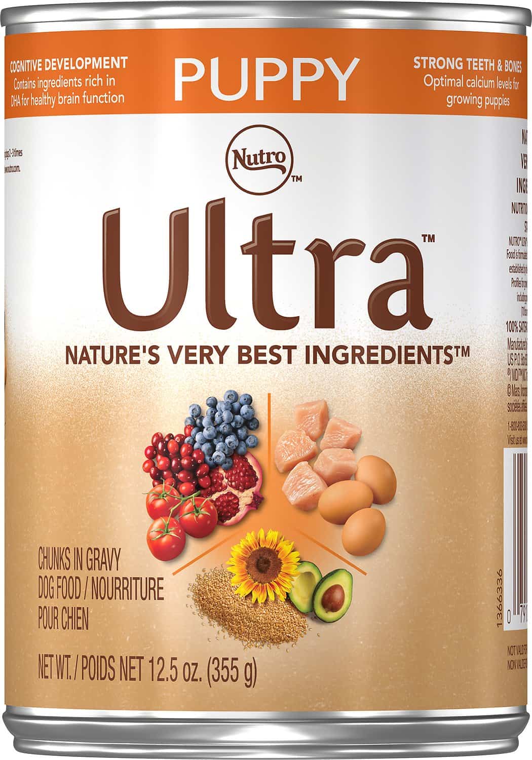 Nutro Ultra Puppy Chunks in Gravy Canned Dog Food