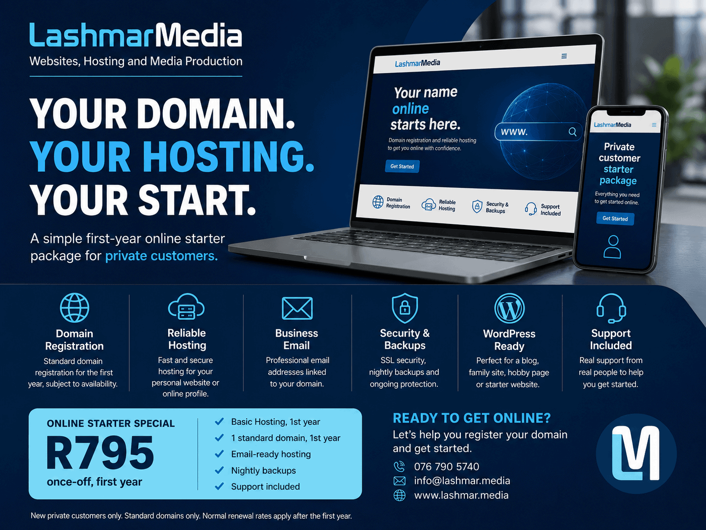 Lashmar Media Online Starter Special
