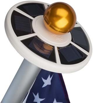 4: Sunnytech 2nd Generation Solar Flag Pole