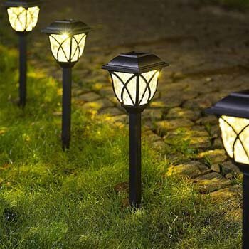 6: Solpex Solar Pathway Lights Outdoor, LED Solar Garden Lights