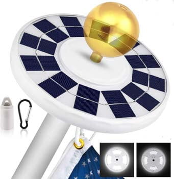6: MOICO Solar Flag Pole Light