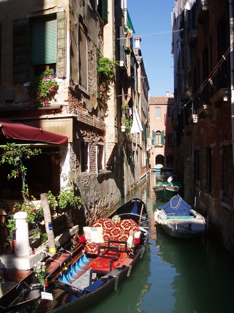 Venecija i gondole