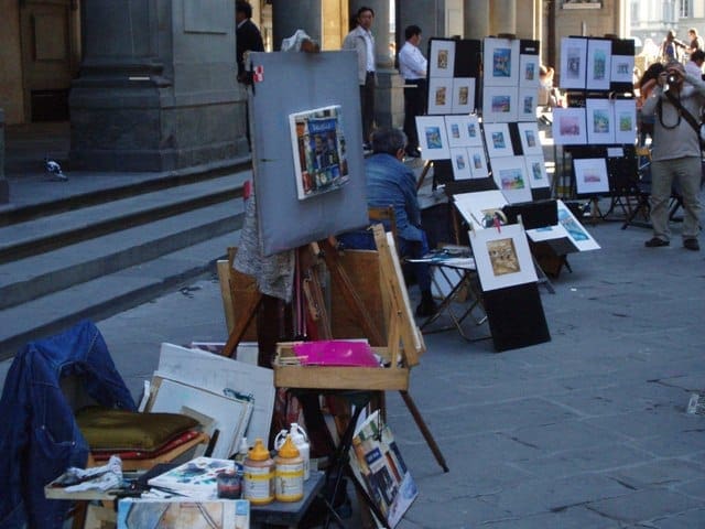 Ulični umetnici u Veneciji