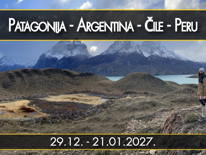 Patagonija - Argentina - Čile - Peru, polazak 29.12. - 21.01.2027.: Torres del Paine panorama sa osobom