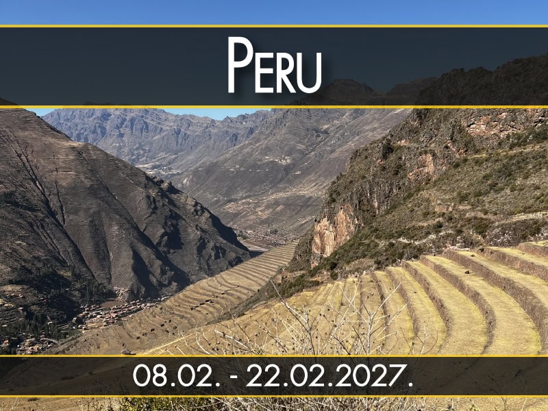Peru, polazak 08.02. - 22.02.2027.: Terase Pisak i planine, vertikalna